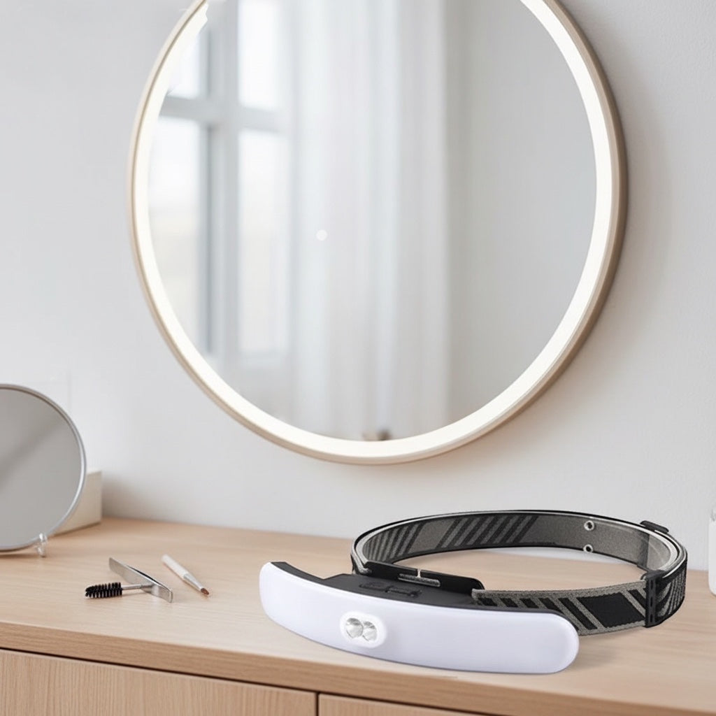 House of Tresse LumiBeam LED-Kopflampe für Wimpernstylisten für schattenfreies Arbeiten bei Tageslicht