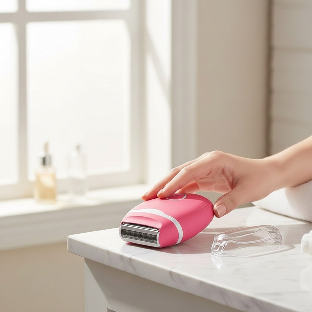 House of Tresse Luvia pink Epilierer mit Micro-Grip-Technologie für seidig glatte Haut