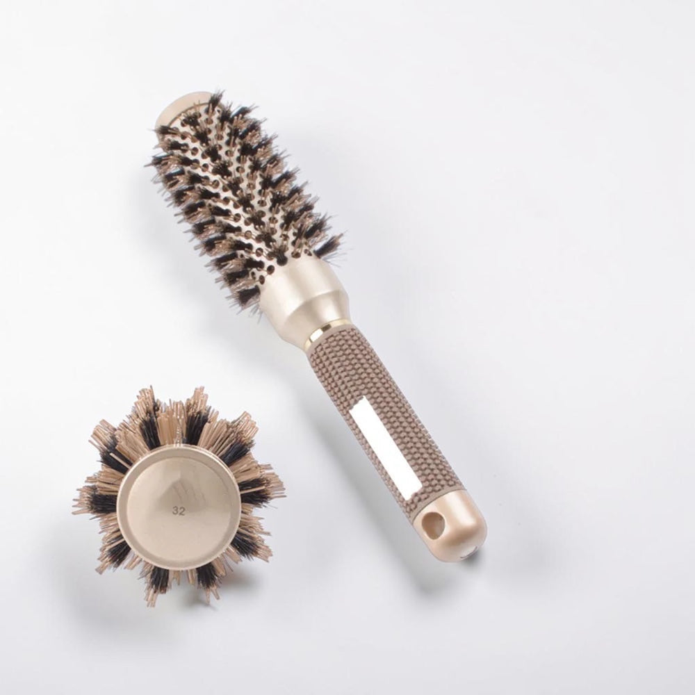 House of Tresse Mina Rundbürste aus Keramik mit Ionen-Technologie für glattes, glänzendes Haar, Größe 32